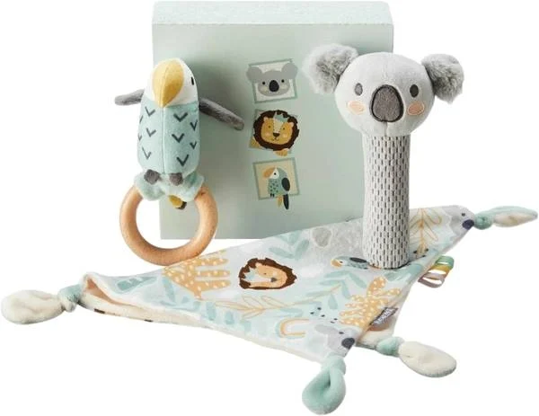 NUBY Baby Set Papagei Koala Löwe 3tl