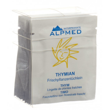 Alpmed Frischpflanzentüchlein Thymian 13 Stück Alpmed Frischpflanzentüchlein Thymian 13 Stück