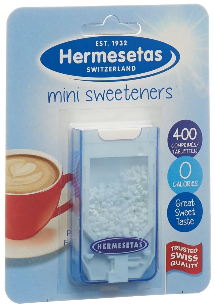 Hermesetas Original Tabletten Dispenser 400 Stück