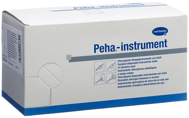 PEHA Instr. Pinzette Standard chirurgisch gerade 25 Stück