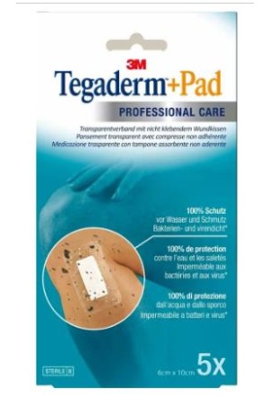 3M TEGADERM+PAD 6x10cm Wundkissen 2.5x6cm (n) 5 Stück 3M TEGADERM+PAD 6x10cm Wundkissen 2.5x6cm (n) 5 Stück