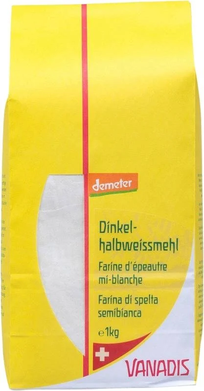 Vanadis Dinkelhalbweissmehl Demeter 1kg