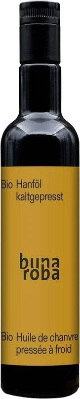 BUNAROBA Hanföl kaltgepresst Flasche 500ml