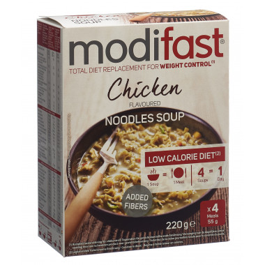 MODIFAST Nudelsuppe Chicken 4 x 55g MODIFAST Nudelsuppe Chicken 4 x 55g