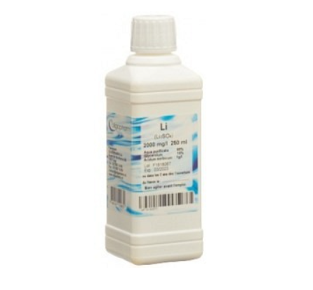 OLIGOPHARM Lithium Lös 2000 mg/l 250ml OLIGOPHARM Lithium Lös 2000 mg/l 250ml