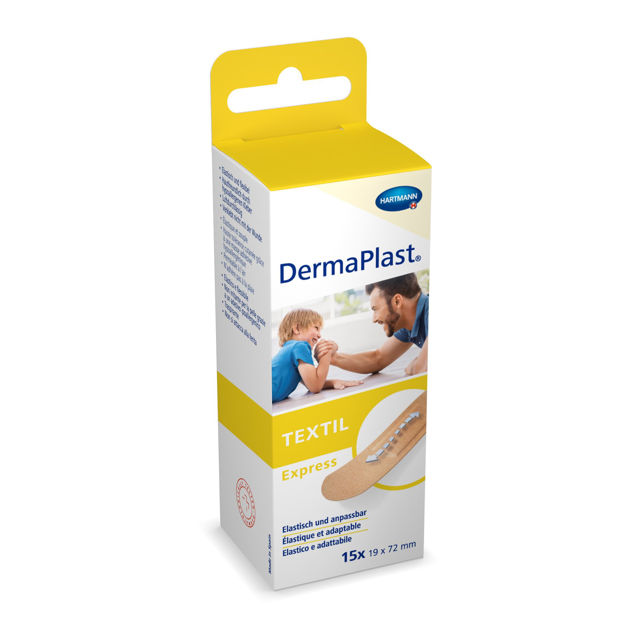 Dermaplast Textil Express Strips 19x72mm 15 Stück Dermaplast Textil Express Strips 19x72mm 15 Stück