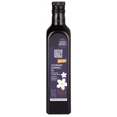 NaturKraftWerke Schwarzkümmelöl nativ Demeter 500ml NaturKraftWerke Schwarzkümmelöl nativ Demeter 500ml