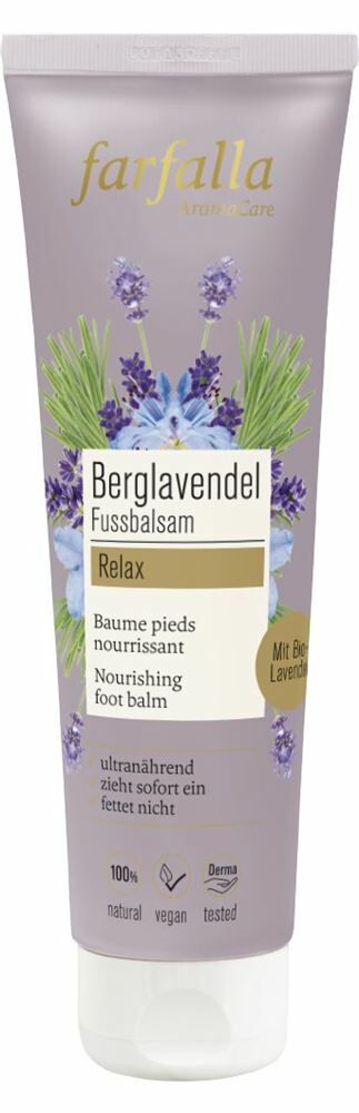 FARFALLA Fussbalsam Berglavendel Tb 75ml FARFALLA Fussbalsam Berglavendel Tb 75ml