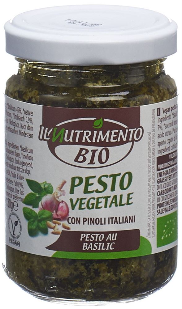 IL NUTRIMENTO Pesto Genovese Bio Glas 170g IL NUTRIMENTO Pesto Genovese Bio Glas 170g