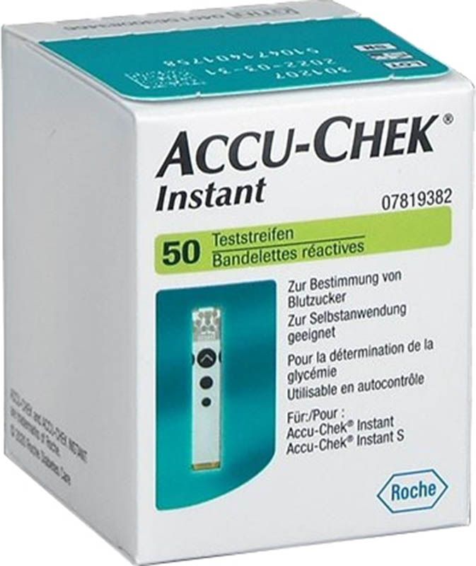 ACCU-CHEK INSTANT Teststreifen 50 Stück ACCU-CHEK INSTANT Teststreifen 50 Stück