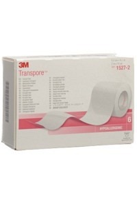 3M Transpore Rollenpflaster 50mmx9.14m transparent 6 Stück 3M Transpore Rollenpflaster 50mmx9.14m transparent 6 Stück