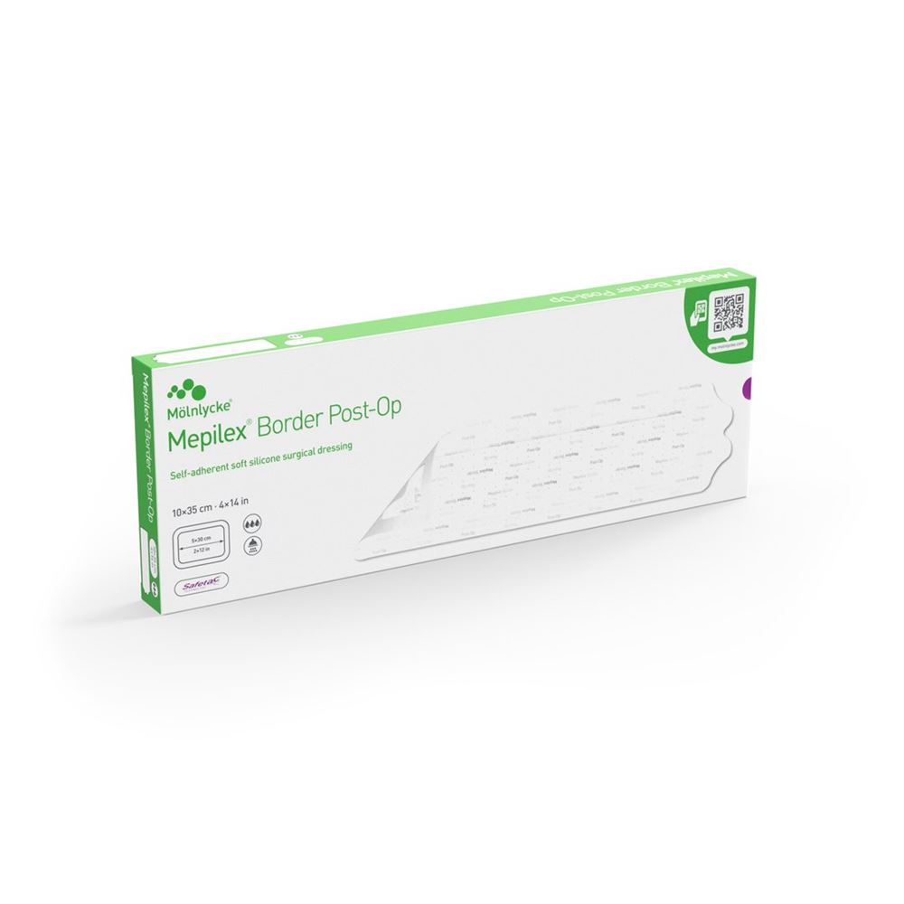 Mepilex Border Post OP 10x35cm (neu) 5 Stück