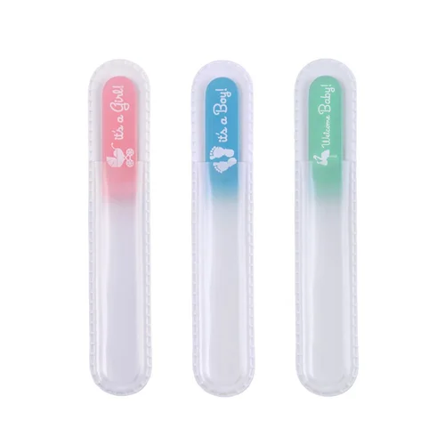 BORGHETTI Glasnagelfeile 9 cm Baby farbig assortiert