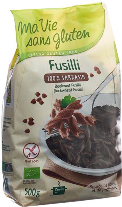 MA VIE S GLUT Fusilli 100% Buchweizen 500g