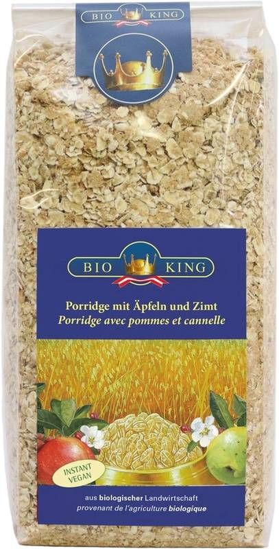 BIOKING Porridge mit Apfel-Zimt Bio 500g BIOKING Porridge mit Apfel-Zimt Bio 500g