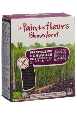 BLUMENBROT Knusprige Schnitten Schwarz Reis 150g