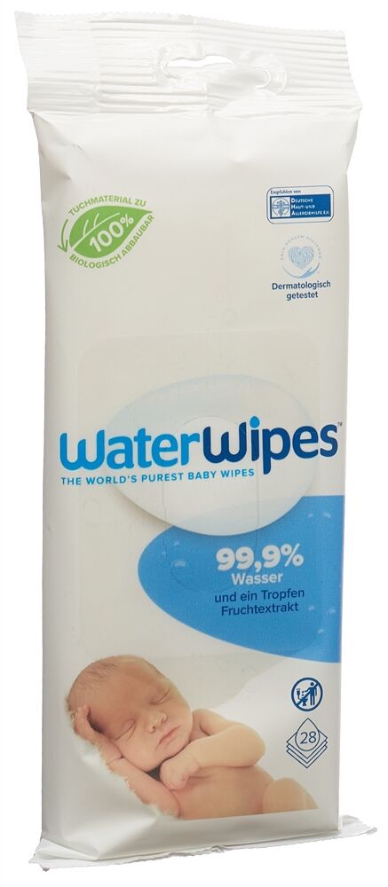 WATERWIPES Feuchttücher für Babys 28 Stück