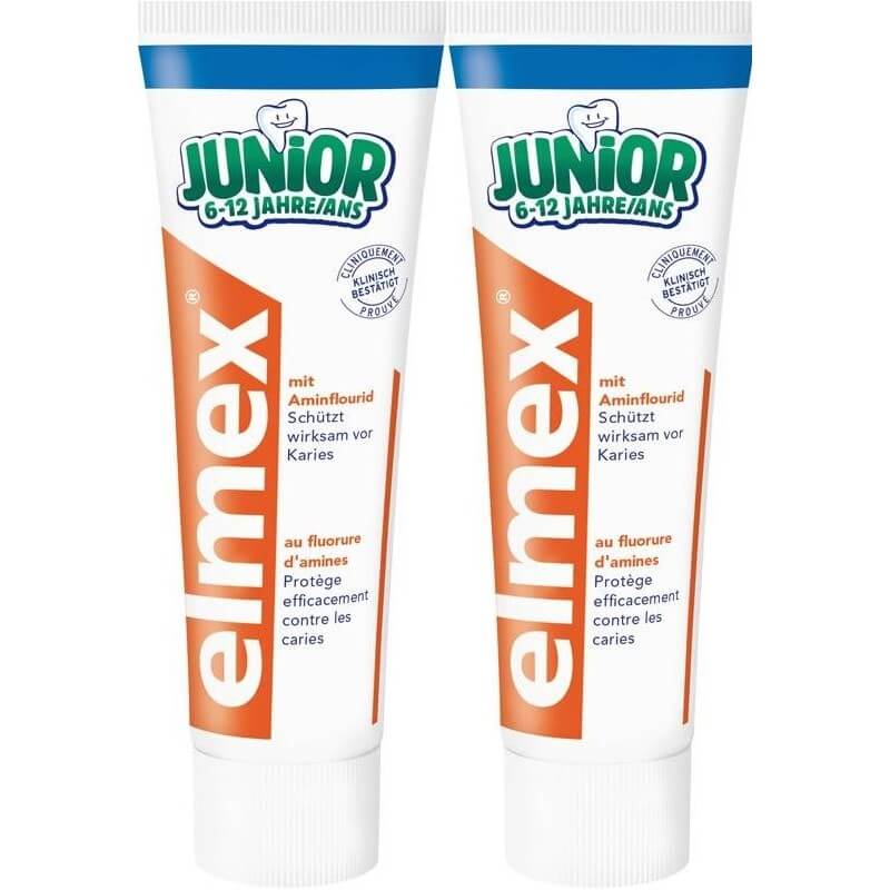 elmex JUNIOR Zahnpasta Duo 2 x 75ml elmex JUNIOR Zahnpasta Duo 2 x 75ml