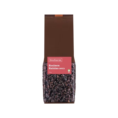Biofarm Rosinen Knospe Beutel 750g
