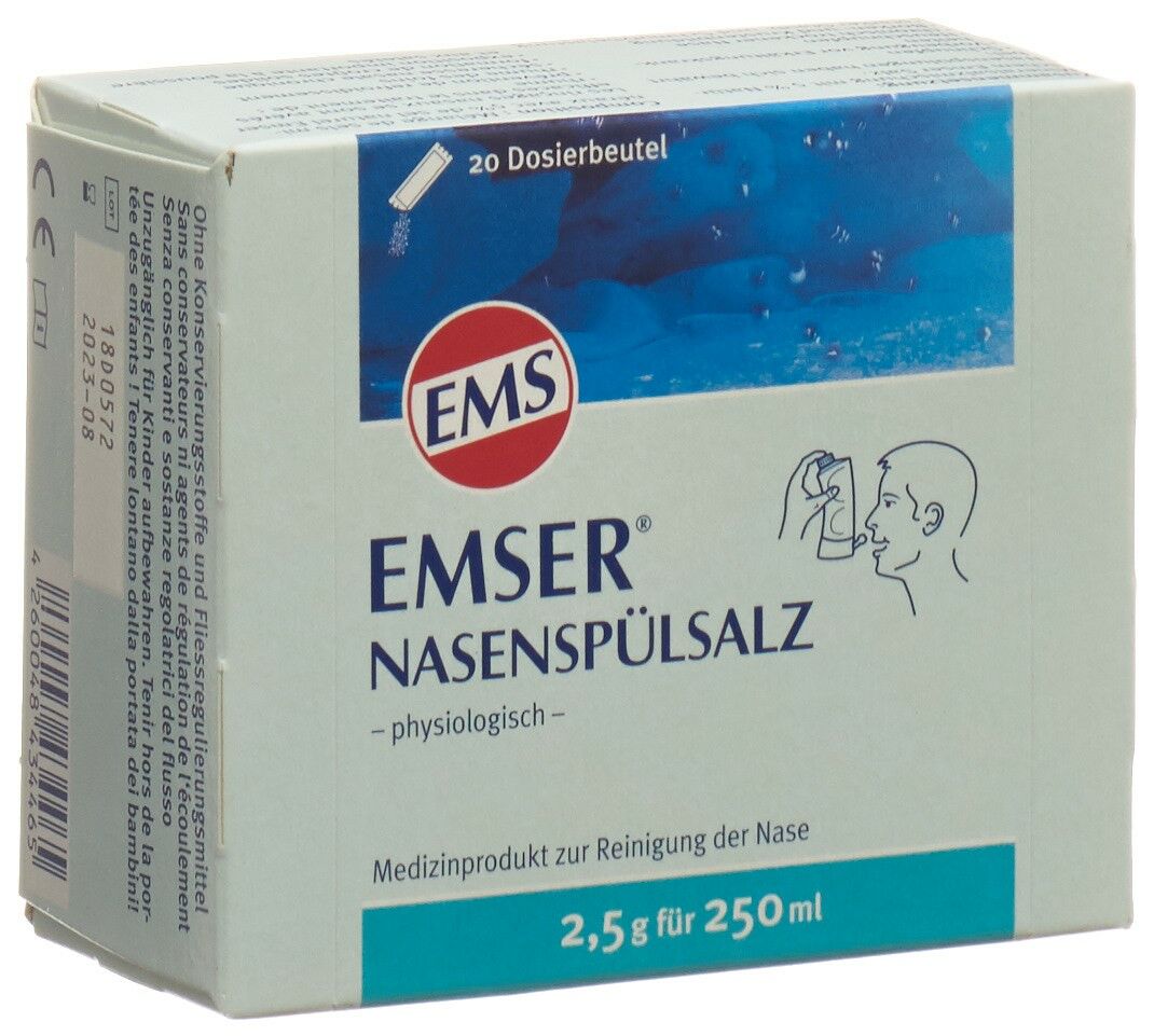 Emser Nasenspülsalz 20 Beutel 2.5 g Emser Nasenspülsalz 20 Beutel 2.5 g