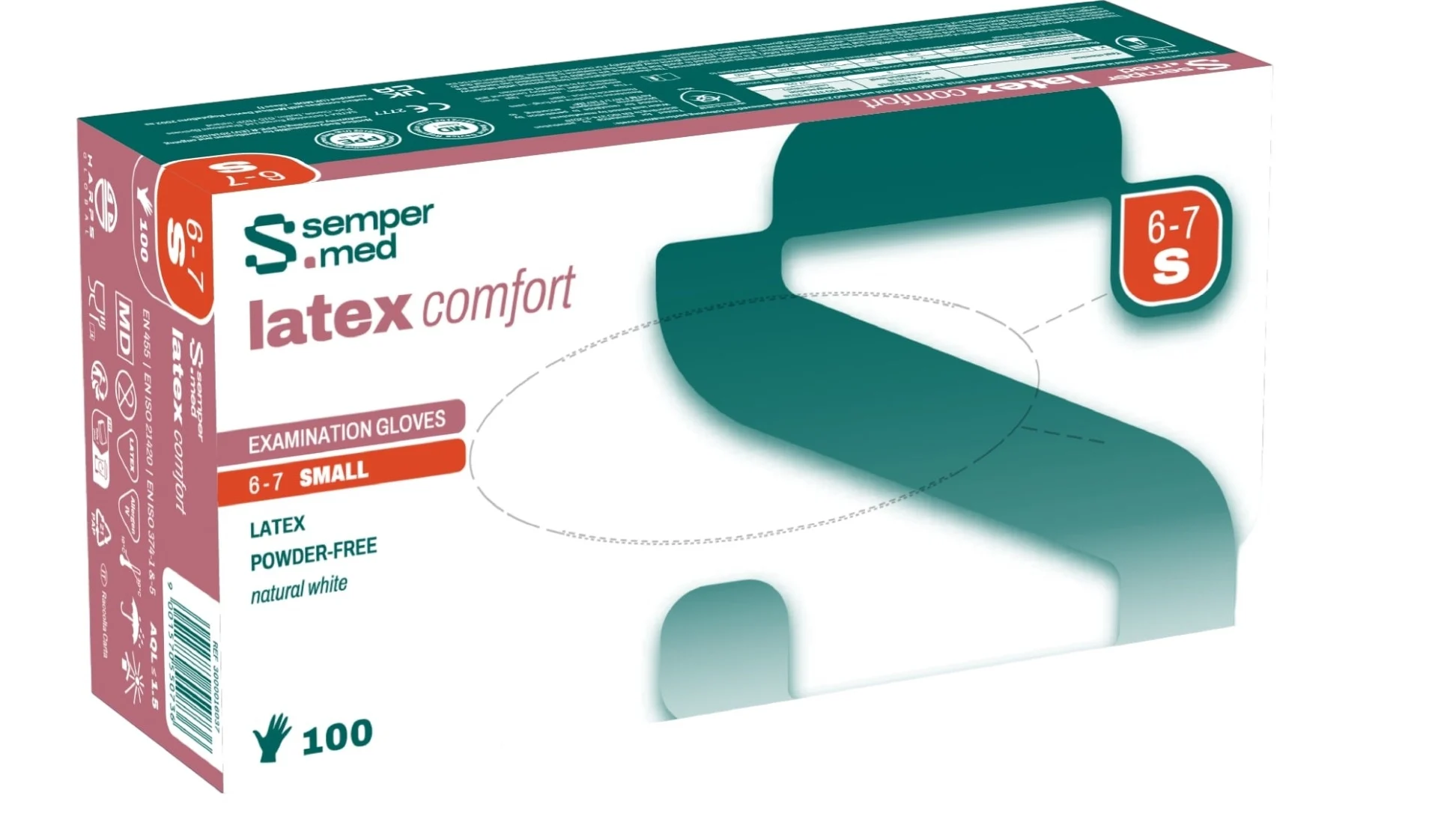 SEMPERMED Latex Comfort S 100 Stück