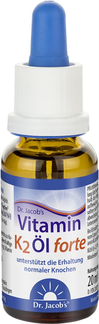 DR. JACOB'S Vit K2 Oel fort 50mcg MK7 20ml