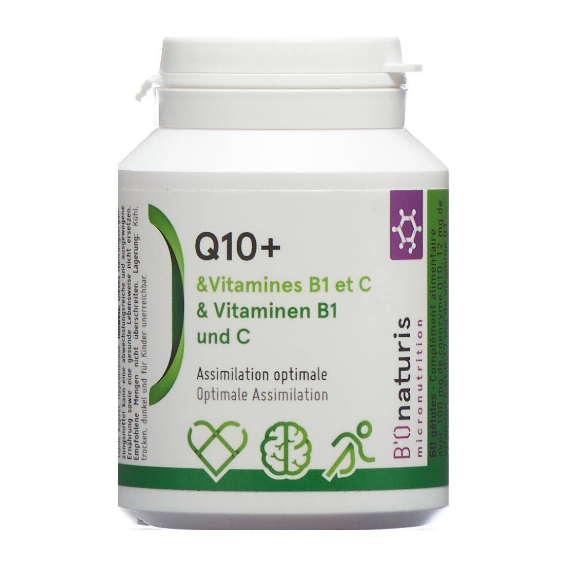 BIOnaturis Q10 + 100mg Kapseln 60 Stück BIOnaturis Q10 + 100mg Kapseln 60 Stück