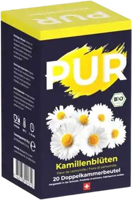 PUR Kamillenblüten Tee Btl 20 Stück PUR Kamillenblüten Tee Btl 20 Stück