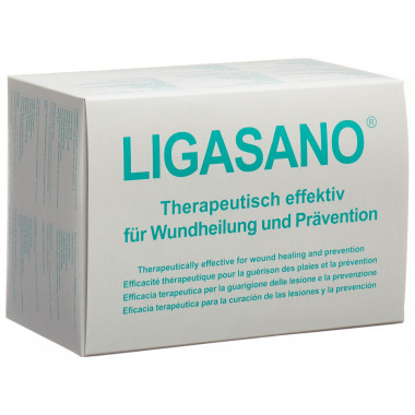 Ligasano Schaumstoff Kompressen 10x10x1cm steril 10 Stück