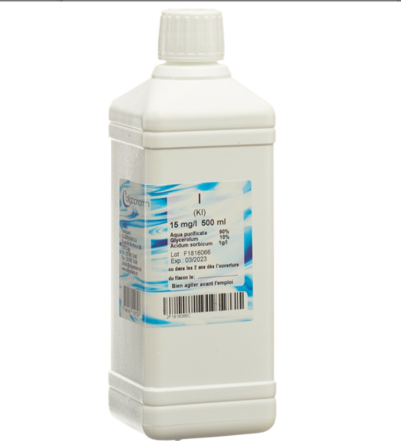 OLIGOPHARM Iod Lös 15 mg/l 250ml