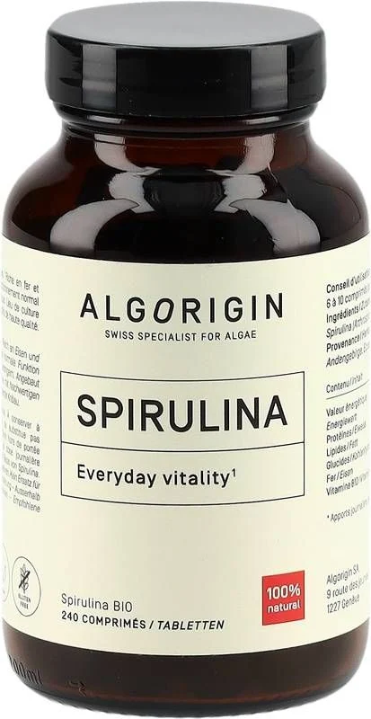 Algorigin Spirulina Tabl Bio (n) Glasfl 240 Stück Algorigin Spirulina Tabl Bio (n) Glasfl 240 Stück