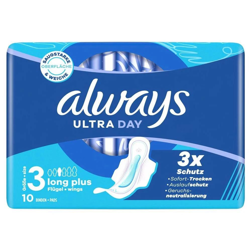 Always Ultra Binde Long Plus Flüg (n) 10 Stück
