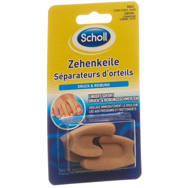 SCHOLL Zehenkeile 1 klein/2 gross SCHOLL Zehenkeile 1 klein/2 gross