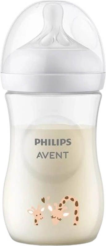 Philips AVENT Natural Resp Babyflasche 260ml 1M+ Giraf