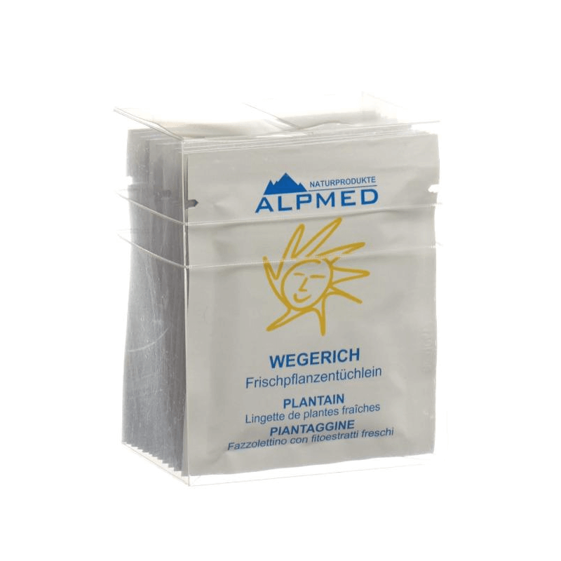 Alpmed Frischpflanzentüchlein Wegerich 13 Stück Alpmed Frischpflanzentüchlein Wegerich 13 Stück