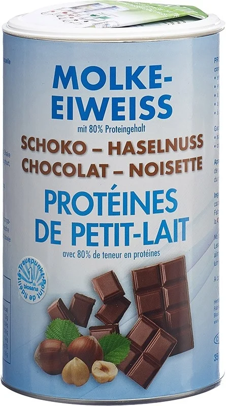 Biosana Molke Eiweiss Pulver Schoko Haselnuss 350g