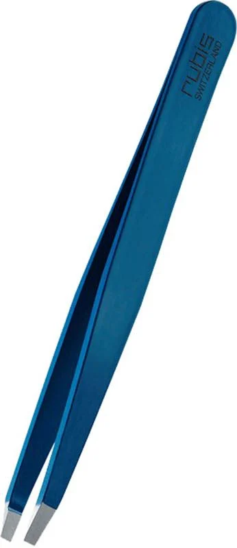 Rubis Pinzette gerade blau Inox