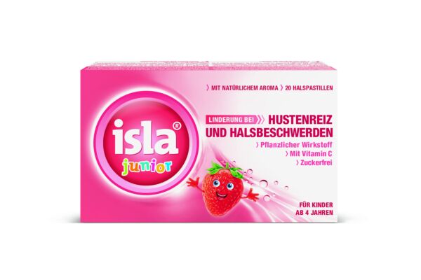 Isla Junior Pastillen Erdbeere 20 Stück