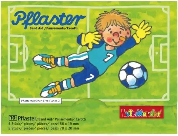 Lutz Mauder Kinderpflaster Fritz Flanke 10 Stück