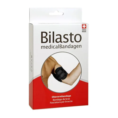 Bilasto Oberarmbandage L XL schwarz Klett