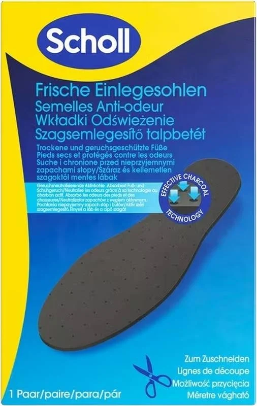 Scholl Odour Buster Einlegesohlen Falt-For 1 Paar