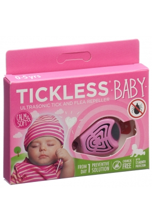 Tickless Baby Zeckenschutz rosa