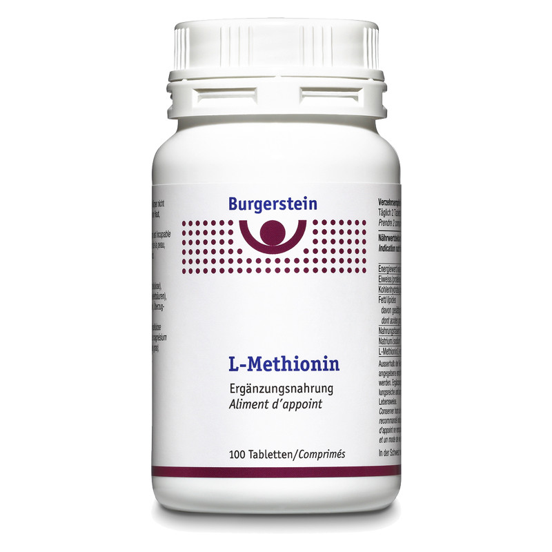 BURGERSTEIN L-Methionin Tabletten 100 Stück BURGERSTEIN L-Methionin Tabletten 100 Stück