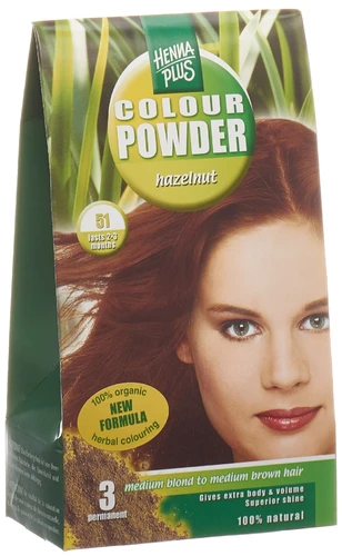 HENNA Plus Color Powder 51 Haselnuss 100g