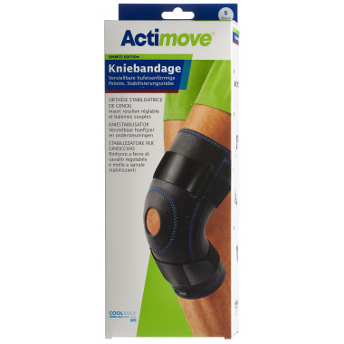 Actimove Sport Kniebandage S Pelotte Stabilisierungsstäbe Actimove Sport Kniebandage S Pelotte Stabilisierungsstäbe