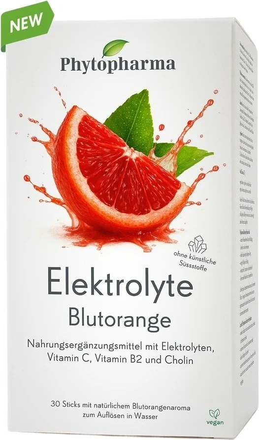 Phytopharma Elektrolyte Blutorange Stick 30 Stück