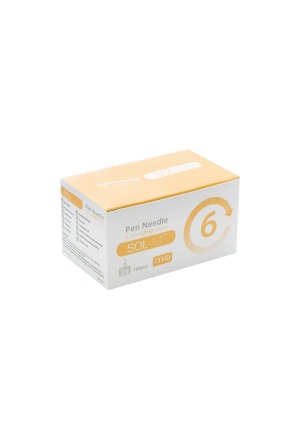 SOL-M Pen Nadel 31G 0.25mmx6mm 100 Stk