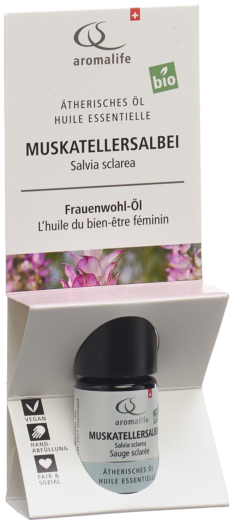 Aromalife TOP Muskatellersalbei Äth/Öl BIO Fl 5ml Aromalife TOP Muskatellersalbei Äth/Öl BIO Fl 5ml