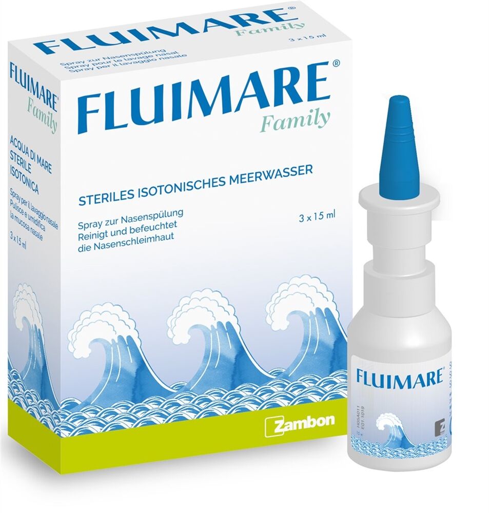 Fluimare Nasenspray Family 3 Flaschen a 15ml Fluimare Nasenspray Family 3 Flaschen a 15ml