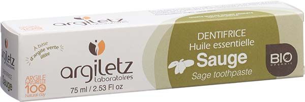 Argiletz Zahnpasta Salbei Bio 75ml Argiletz Zahnpasta Salbei Bio 75ml